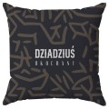 Poduszka dla Dziadka na prezent z napisem Ukochany Dziadziuś czarna