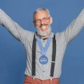 Medal dla Dziadka z napisem Jesteś Wyjątkowy