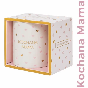 Kubek na prezent dla Mamy napisem Kochana Mama różowy