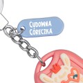 Brelok 3D z latarką z napisem CUDOWNA CÓRECZKA