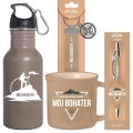 ZESTAW BOHATEROWIE  MÓJ BOHATER (Kubek, długopis, brelok, butelka, torebka)