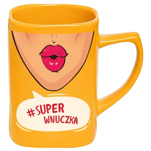 Kubek prezentowy z napisem Super Wnuczka