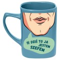 Kubek prezentowy z napisem Dziś to ja jestem szefem