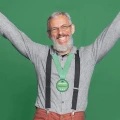 Medal dla Dziadka na prezent z napisem Dziadku Wiedz, Że Jesteś Moim Bohaterem