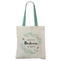 Torba zakupowa Najlepsza Babcia na świecie oliwkowa