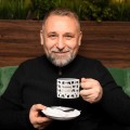 Zestaw prezentowy dla Dziadka z napisem kubek łyżeczka brelok w torebce upominkowej