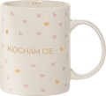 Kubek na Walentynki z napisem KOCHAM CIĘ